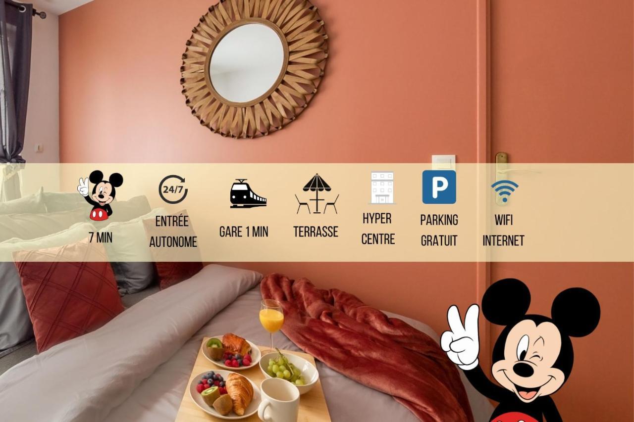 La Gare, Disneyland Paris Terrasse Parking Gratuit Bussy-Saint-Georges Zewnętrze zdjęcie